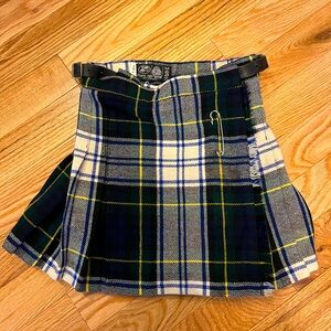 Vintage Girls Wool Kilt (age 4)